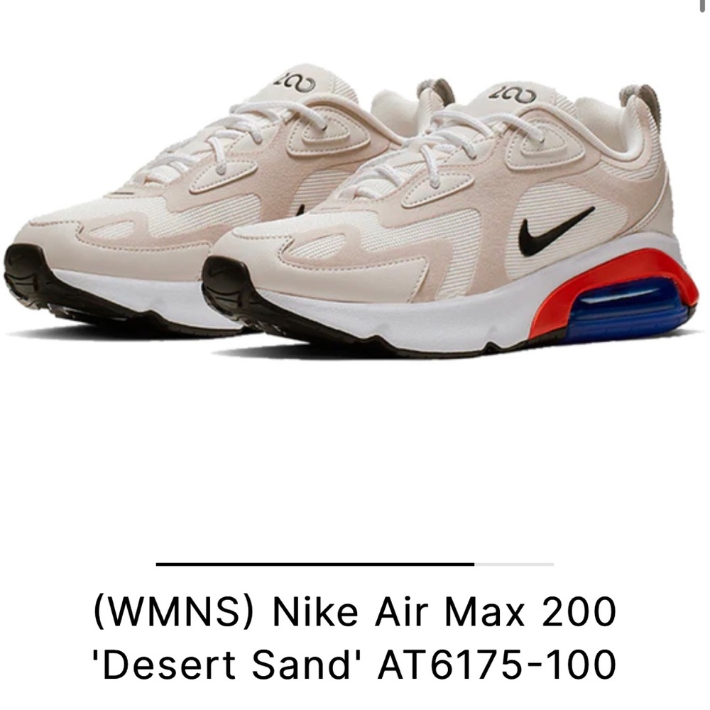 Nike Air Max 200 Sail Black Desert Sand Phantom